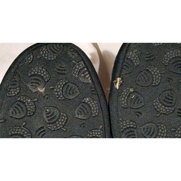 Acorn Slippers Booties Wool Faux Fur Lined Brown Tan Winter Cozy Womens Sz 8-9 - Picture 11 of 14